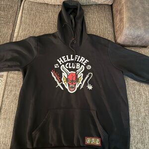 Stranger Things Black Hellfire Club Hoodie